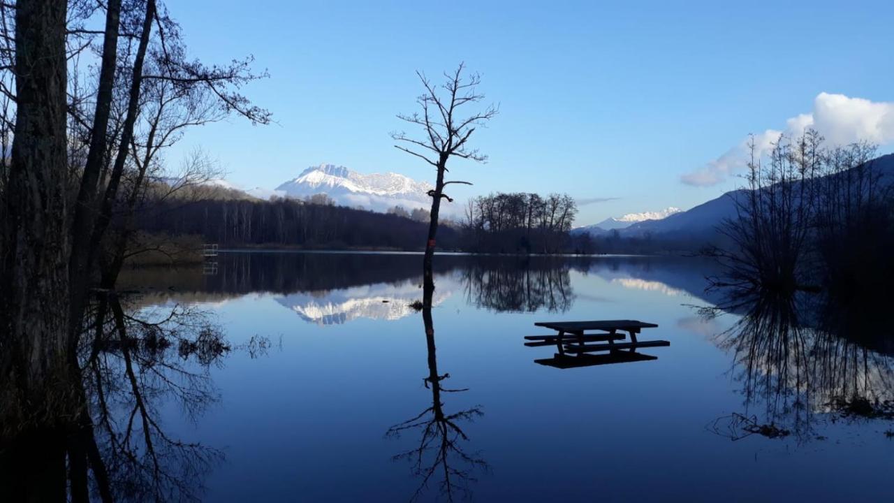 Gite Clair, Spacieux Et Cosy Avec Vue Sur Le Massif De La Chartreuse Apartment Sainte-Helene-du-Lac ภายนอก รูปภาพ